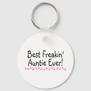 Best Freakin Auntie Every Keychain
