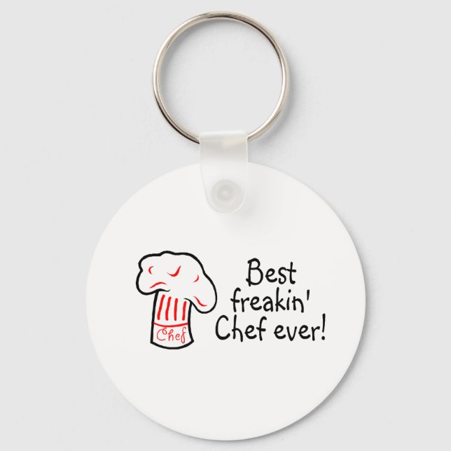 Best Freakin Chef Ever Keychain (Front)