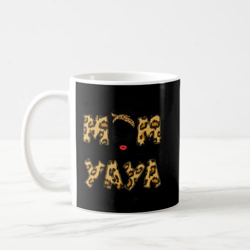 Best Freakin Mom And Yaya Ever Leopard Mothers  Coffee Mug