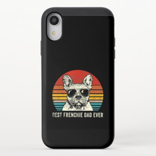 Best Frenchie Dad Ever Funny Bulldog Dad Gift iPhone XR Slider Case
