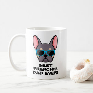 Best Frenchie Dad Father's Day Lilac Tan Frenchie Coffee Mug