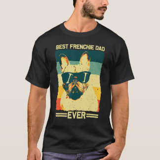 Best Frenchie Dad Men Father French Bulldog 3 T-Shirt
