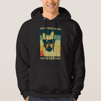 Best Frenchie Dad Men Father French Bulldog Hoodie