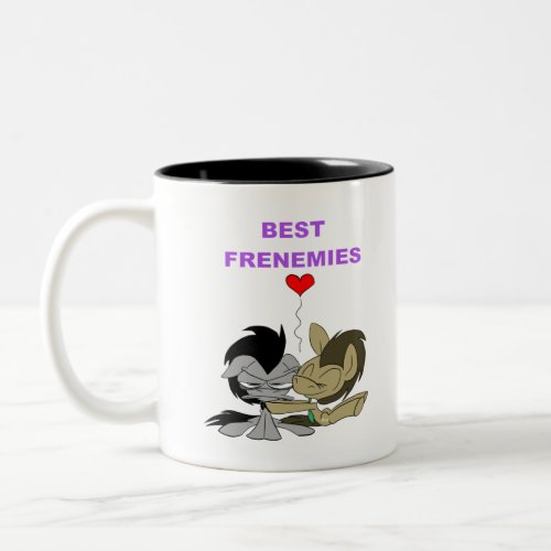 Best frenemies_frenemies_trisha paytas_friends Two_Tone coffee mug