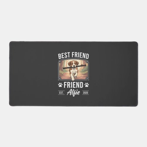 Best Friend Alfie Dog Lover Desk Mat