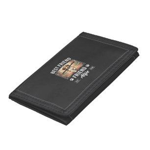 Best Friend Alfie Dog Lover Tri-fold Wallet