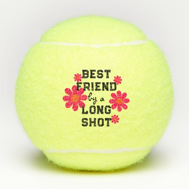 Best Friend Appreciation Gift Tennis Balls (Front)