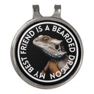 Best Friend Bearded Dragon Golf Hat Clip