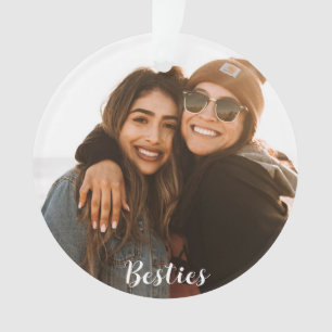 Best Friend Besties Custom Photo Ornament