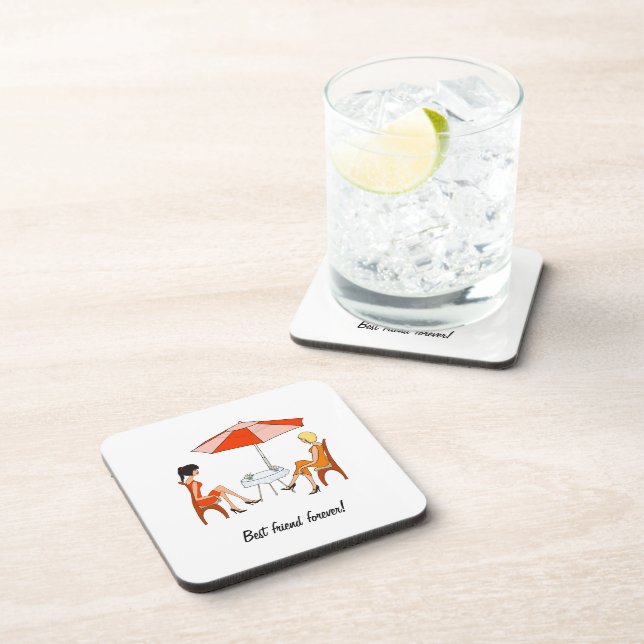 Best friend  beverage coaster (Right Side)