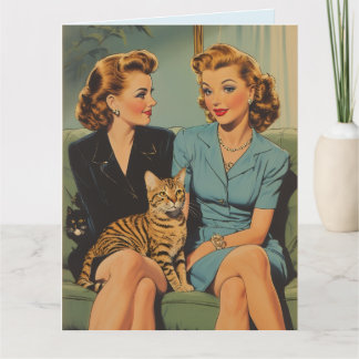BEST FRIEND BFF BIRTHDAY RETRO GREETING CARD