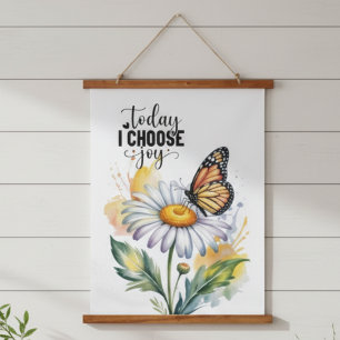 Best Friend Birthday Butterfly Botanical Floral Hanging Tapestry