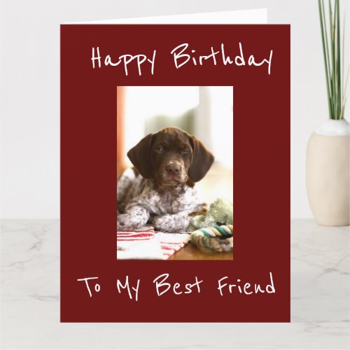 BEST FRIEND BIRTHDAY WISHES CARD