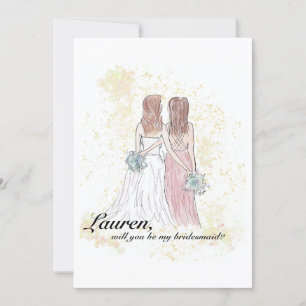 Best Friend Bridesmaid Cards