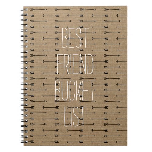 Best friend bucket list inspirational travel quote notebook