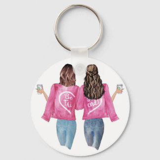 best friend cap, bestie hat keychain