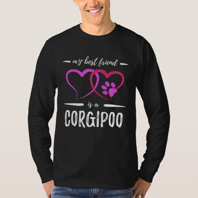 Best Friend Corgipoo Dog  Dog Mom  Idea T-Shirt (Front)