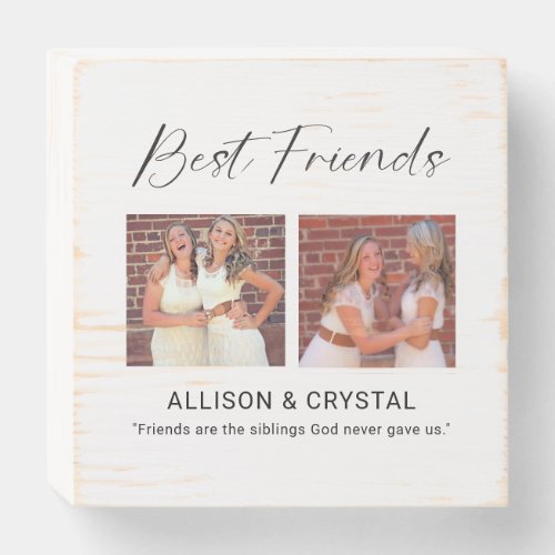 Best Friend Custom Photo Friendship Quote
