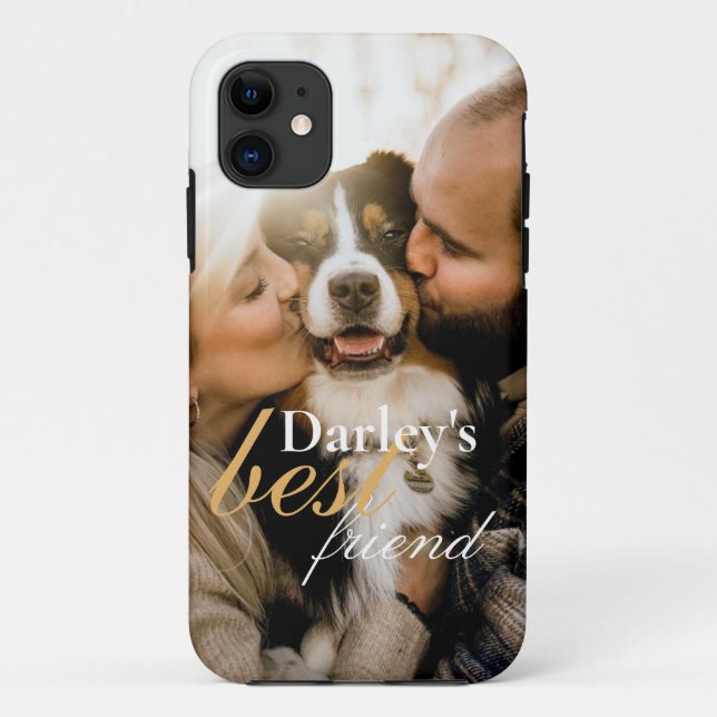 Best Friend Cute Photo Family Modern  Case-Mate iPhone Case (Back)