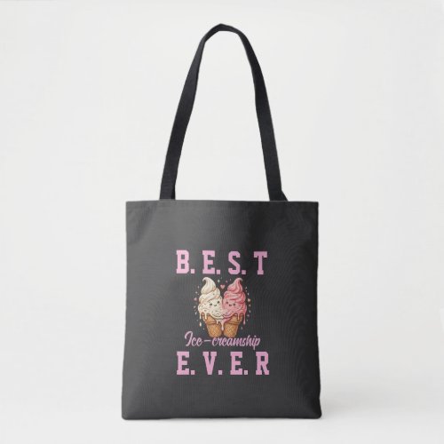 Best Friend Day Shirt: Cute Ice Cream Bestie  Tote Bag