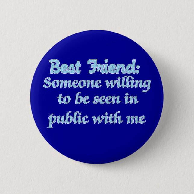 Best Friend Defined Pinback Button (Front)