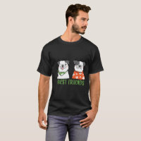Best Friend Dogs Funny Creative Design T-Shirt
