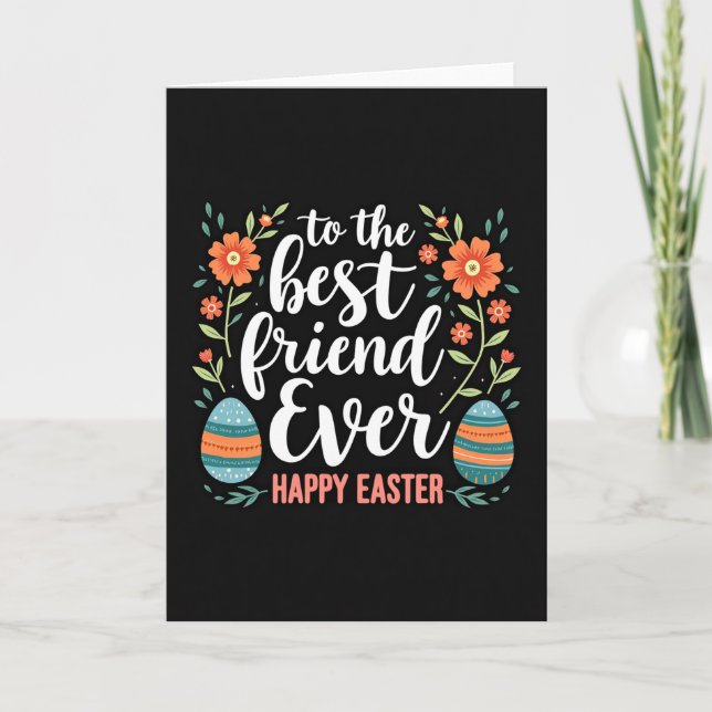 Best Friend Easter Pattern Card (Front)