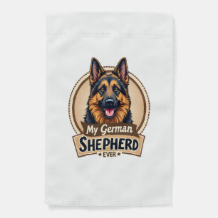 Best Friend Ever My German Shepherd Vintage Dog Lo Garden Flag