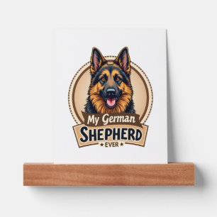 Best Friend Ever My German Shepherd Vintage Dog Lo Picture Ledge