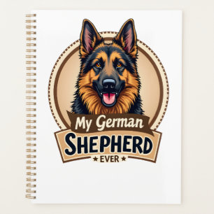 Best Friend Ever My German Shepherd Vintage Dog Lo Planner