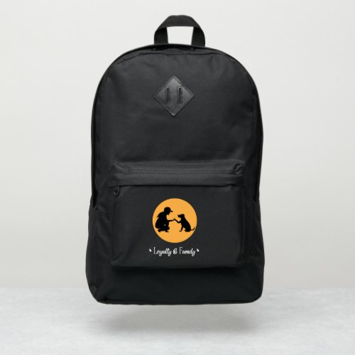 Best Friend Forever  Dogs are Family  Friends  Port Authority Backpack