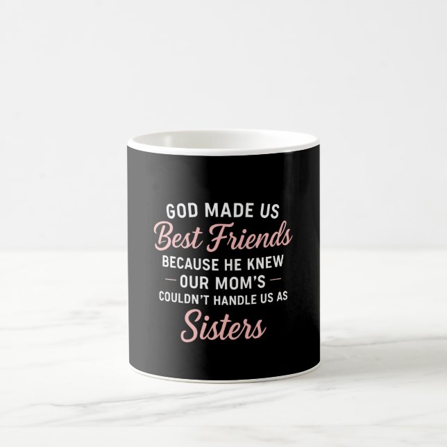 Best Friend Forever Friendship Bestie BFF Squad Coffee Mug (Center)