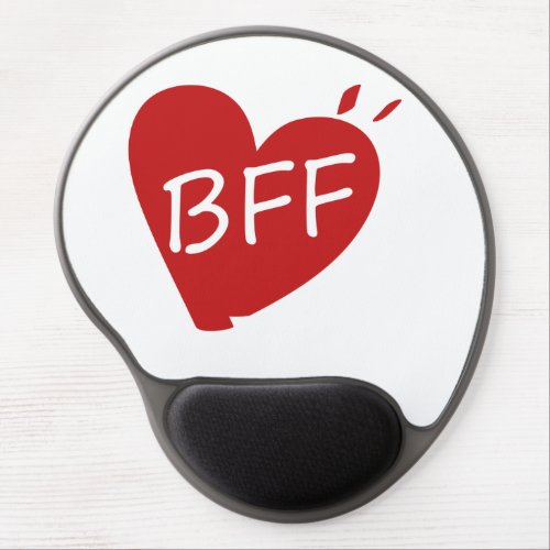 Best friend forever gel mouse pad