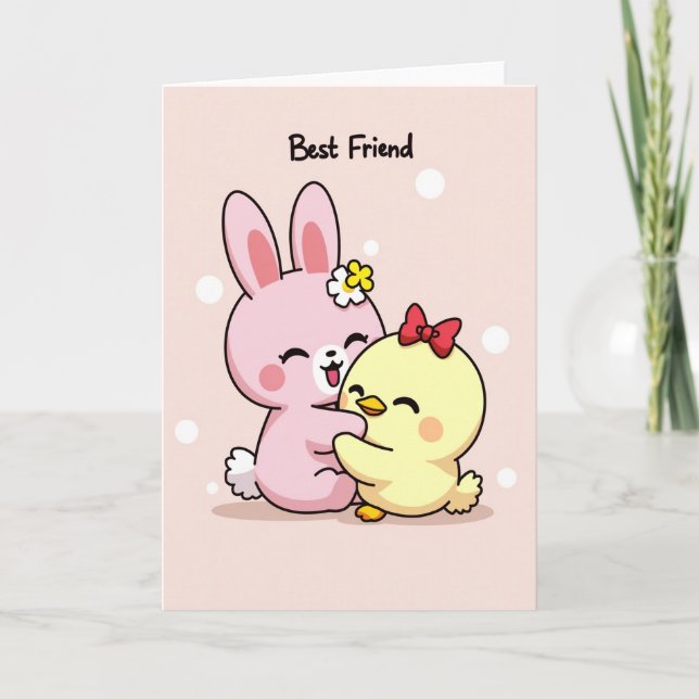 Best Friend Forever Love Card (Front)
