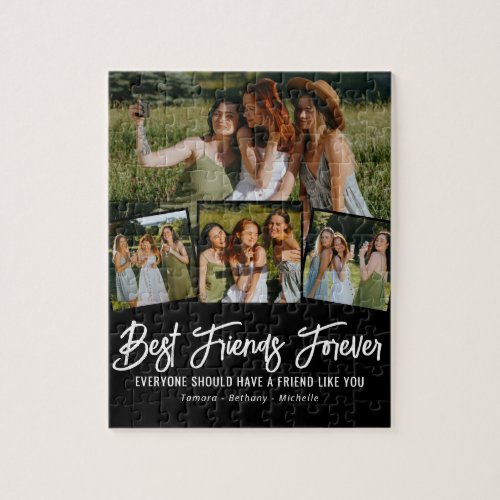 Best Friend Forever Photo Collage Jigsaw Puzzle