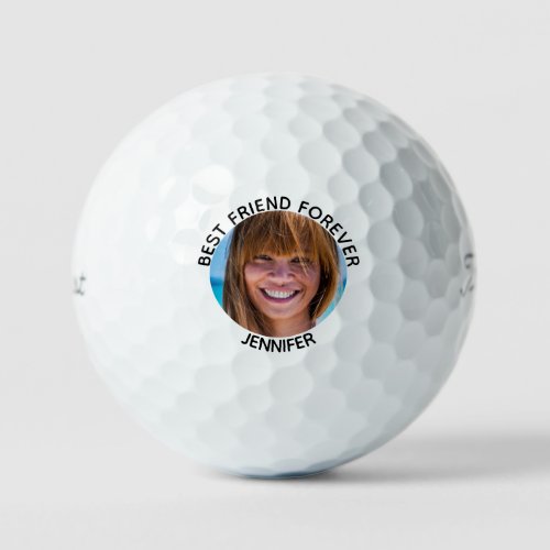 Best Friend Forever Photo Name Titleist Pro VI  Golf Balls