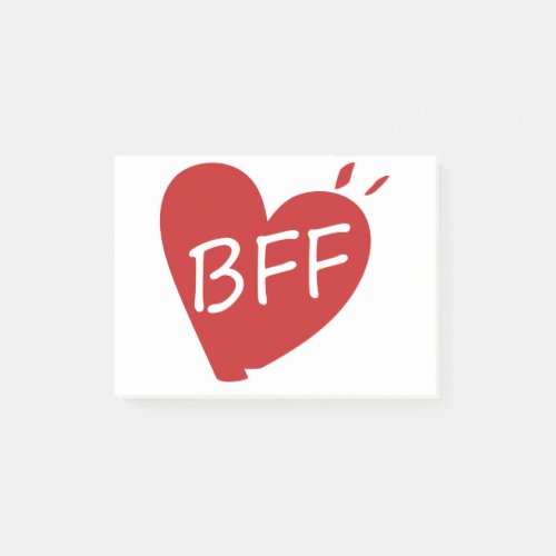 Best friend forever post_it notes