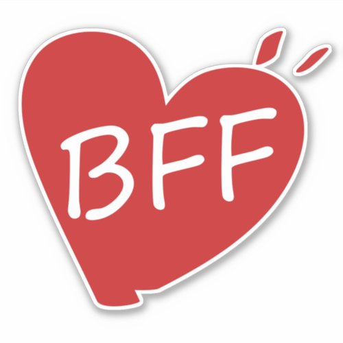 Best friend forever  sticker