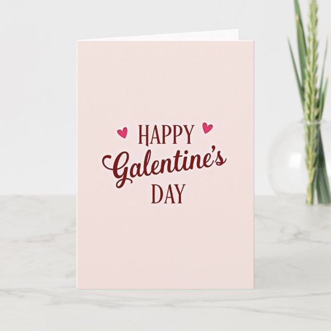 Best Friend Galentines Day Card (Front)