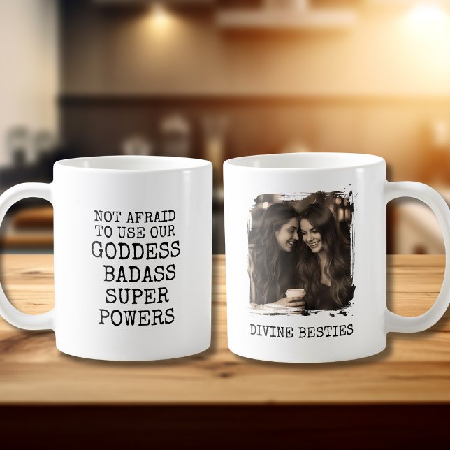 Best Friend Gift Coffee Mug Bestie Goddess Photo (Creator Uploaded)