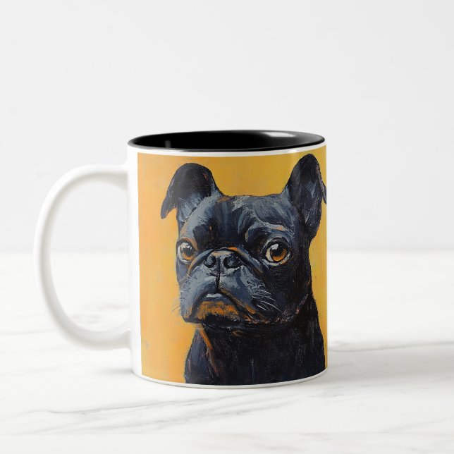 Best Friend Gift Custom Photo Add Your Own Photo Two-Tone Coffee Mug (Left)