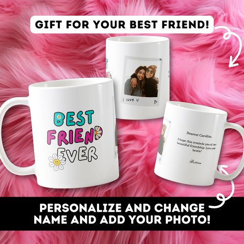 Best Friend Gift for Bestie Photo Mug