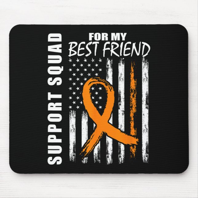 Best Friend Gifts Multiple Sclerosis Flag Support  Mouse Pad (Front)