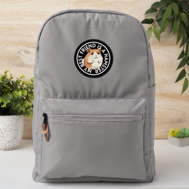 Best Friend Hamster Patch (On Backpack)