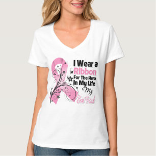 Best Friend Hero in My Life Breast Cancer T-Shirt