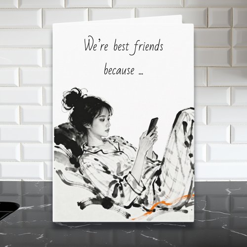 Best Friend Humor | Showing Appreciation Card