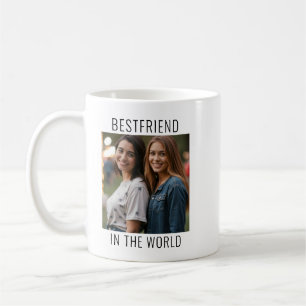Best Friend in the World Custom Photo Coffee Mug