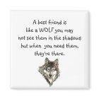 Best Friend Inspirational Quote Wolf, Wolves 