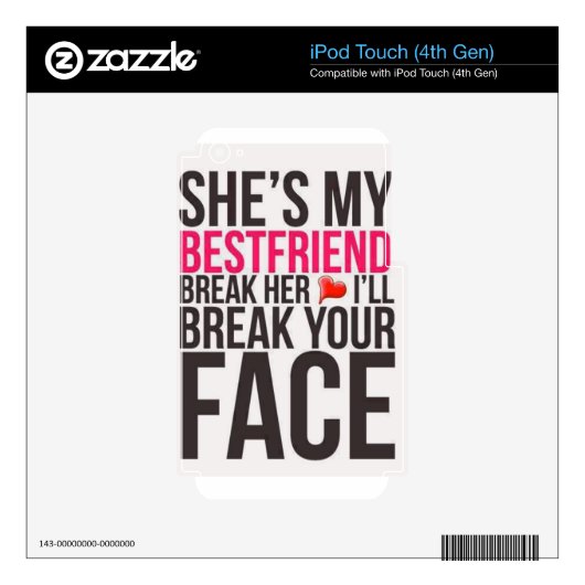 Best Friend Ipod 4 case Touch 4G Skin (Product)