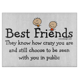 Best Friend Knows Cutting Board